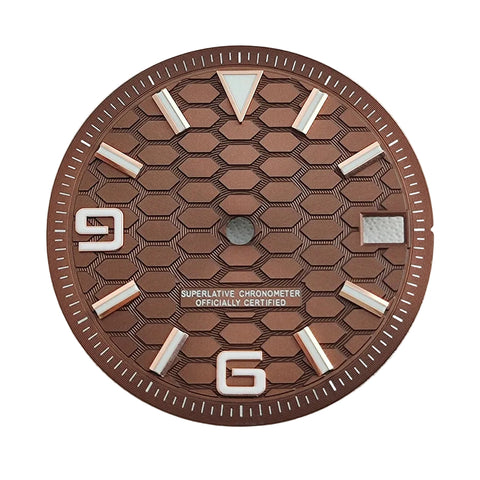 Dial 28.5mm patron Hexagonal para NH35