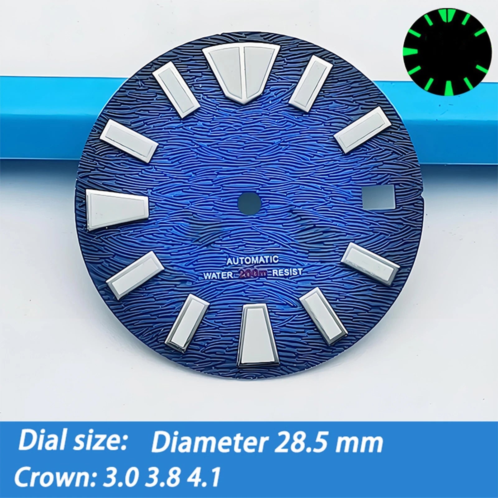 Dial 28.5 mm para NH36 Tortuga Simple