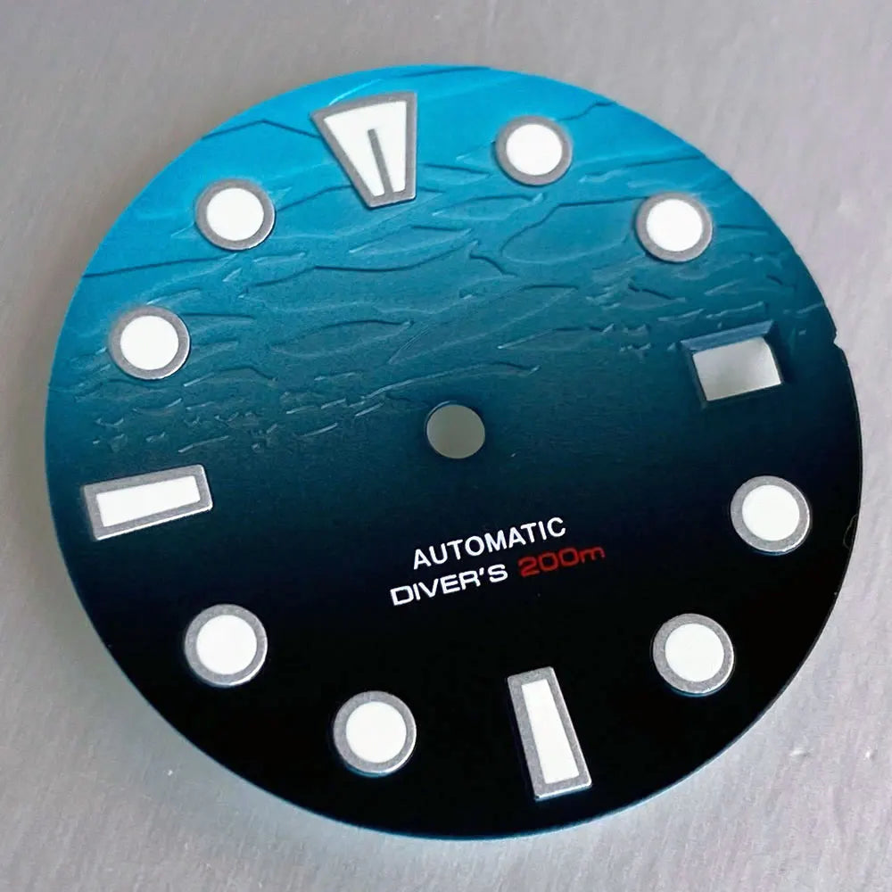 Dial y agujas 29mm para NH35 Marino