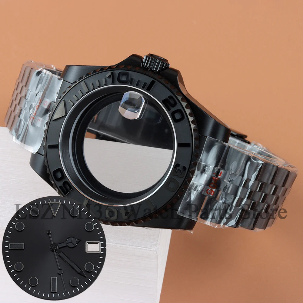 Kit estilo Yacht-master Negro para NH35