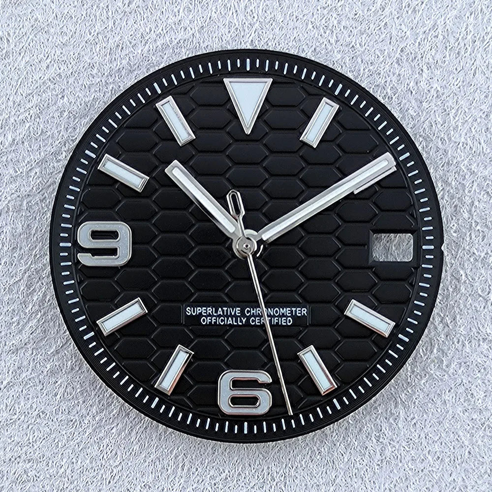 NH35 dial 28.5mm patrón hexagonal