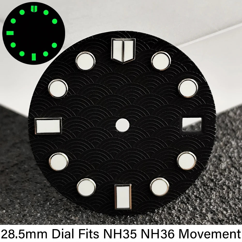 28.5mm NH35 Dial GMT Bizarre
