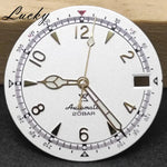 White gold dial and hands / 28.5mm