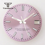 pink dial hands