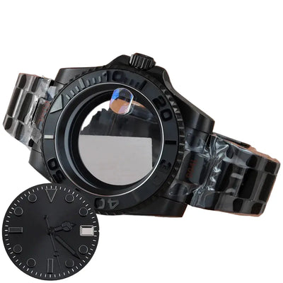 Kit estilo Yacht-Master negro para NH35