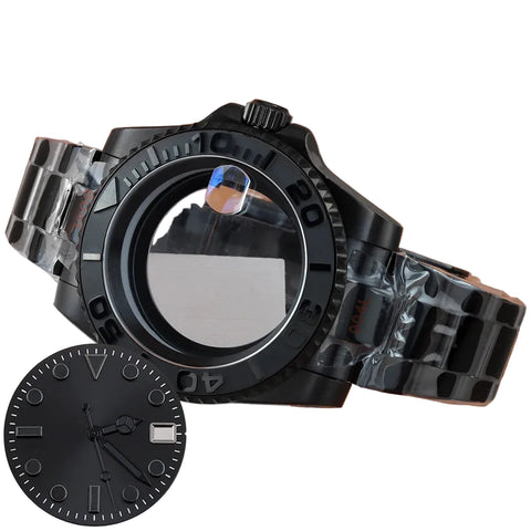 Kit estilo Yacht-master Negro para NH35