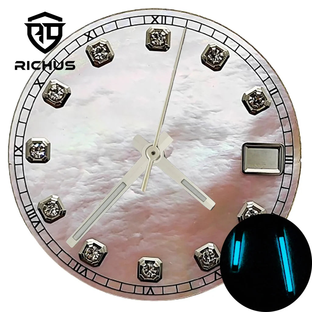 Dial 28.5mm iridisciente para NH35