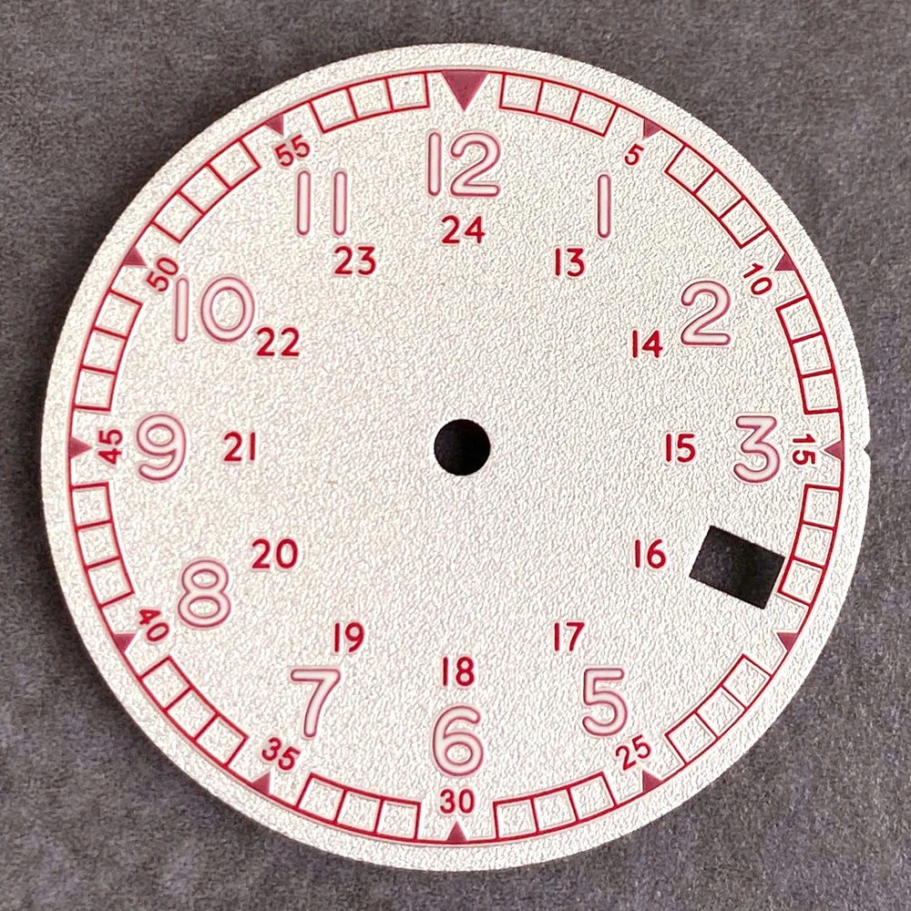29MM NO LOGO Black White Peacock Blue Texture Watch Dial Fit NH35 NH36 DIY Watch Accessories Replacement