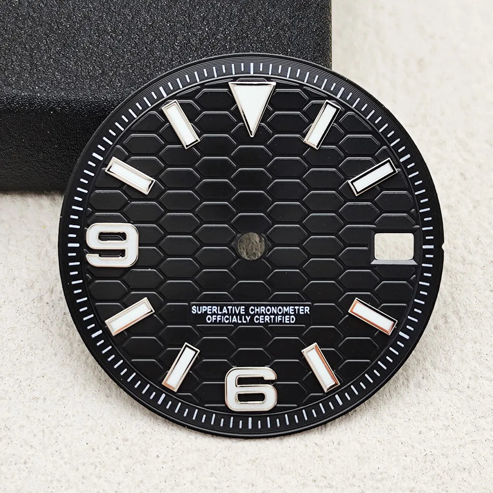 Dial 28.5mm patron Hexagonal para NH35