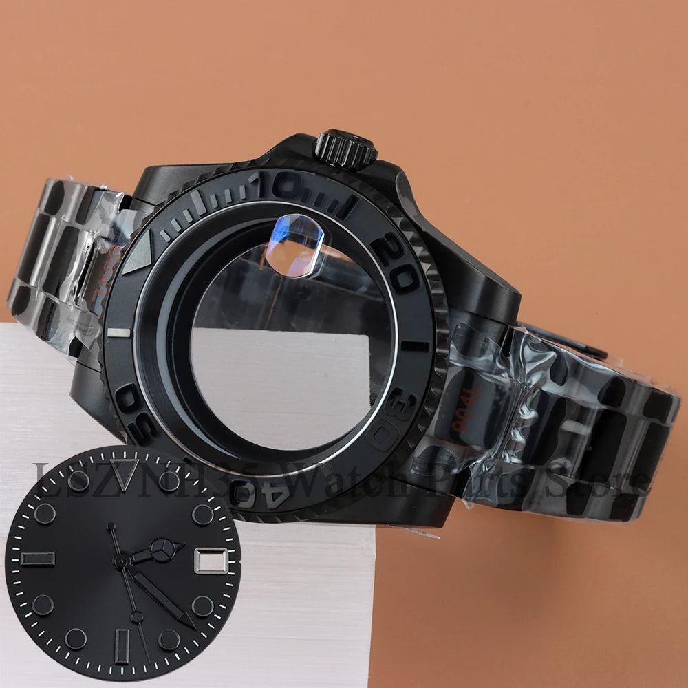 Kit estilo Yacht-master Negro para NH35