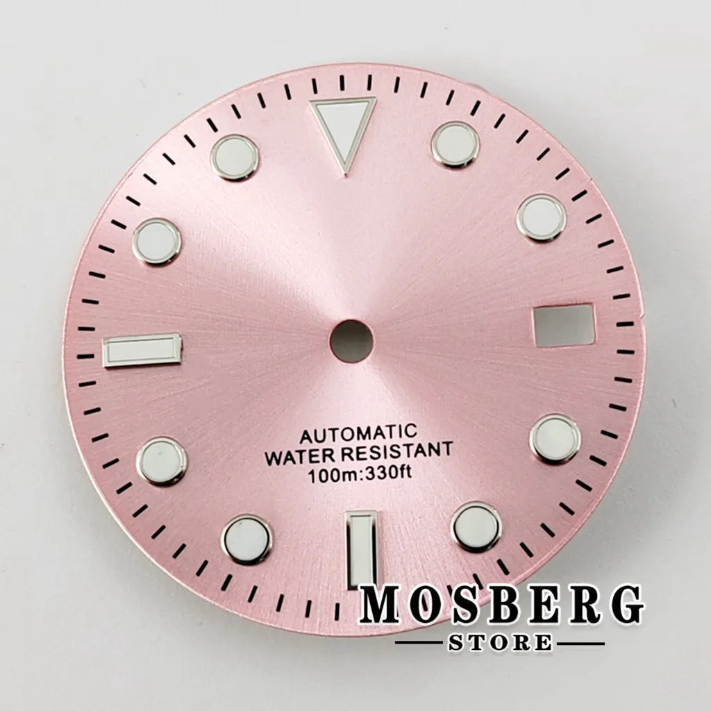 Dial Miuksi 29 mm Rosa para NH35 / NH36
