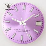 purple dial hands