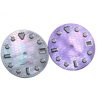 Dial 28.5mm diver iridisciente para NH35