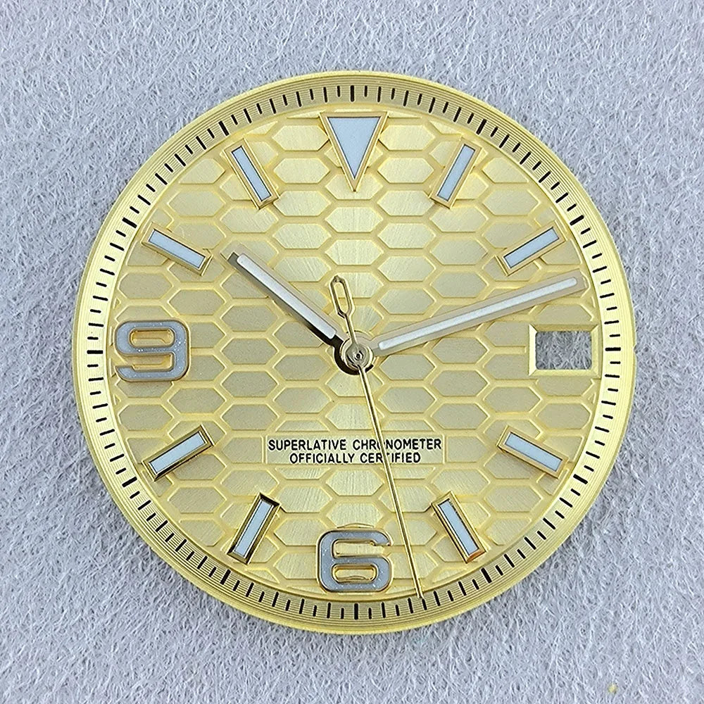 NH35 dial 28.5mm patrón hexagonal