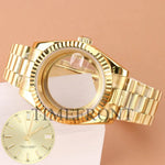3-dial gold case / 39mm