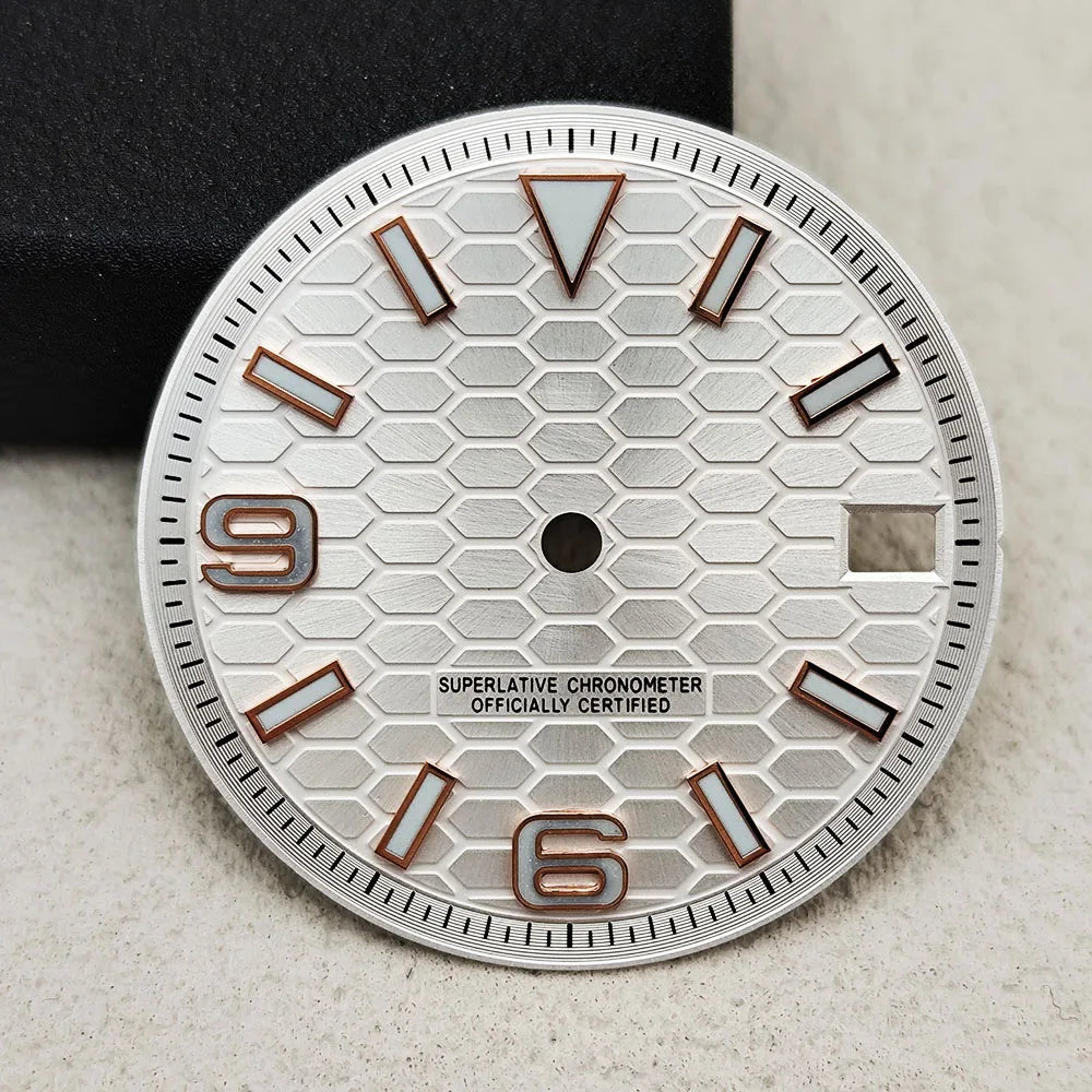 Dial 28.5mm patron Hexagonal para NH35