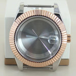 NO.59 Solid Back B / 36mm case NH35 NH36 / Metal