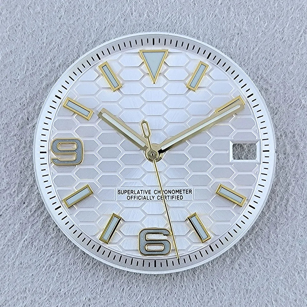 NH35 dial 28.5mm patrón hexagonal
