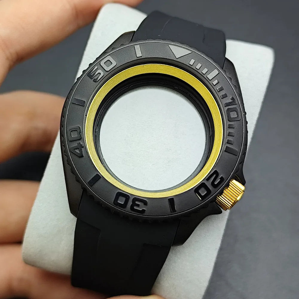 Caja Correa Goma Nh35 Diver Dial28.5mm