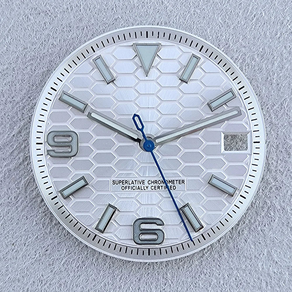 NH35 dial 28.5mm patrón hexagonal