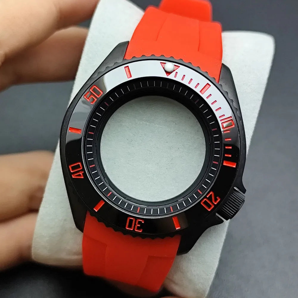 Caja Correa Goma Nh35 Diver Dial28.5mm